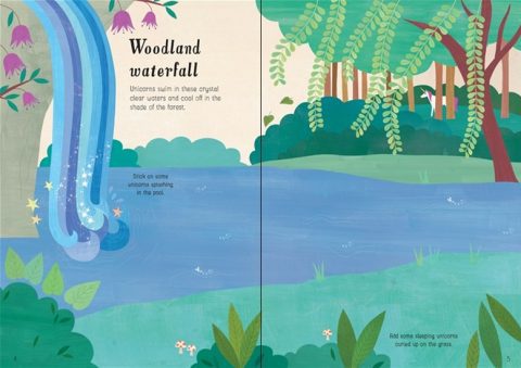 Primele mele stickere cu unicorni - Unicorns Little First Stickers - Usborne, carti autocolante unicorni, carti copii, reducere, bebelind