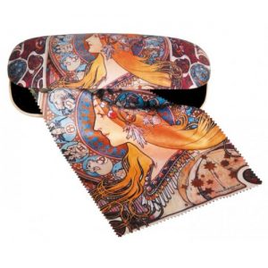 Etui cu textil și protecție ochelari – Art Nouveau