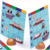 Joc de strategie Djeco Naviplouf, joc strategie copii, joc naval copii, joc educativ copii, joc matematic copii