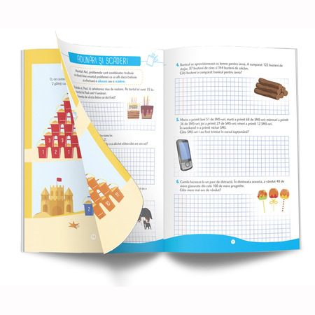 mate pentru micii genii 8-9 ani (clasa a II-a), exercitii matematica clasa a doua, caiet lucru 8-9 ani, caiete matematica clasa a II-a, probeleme de matematica pentru copii