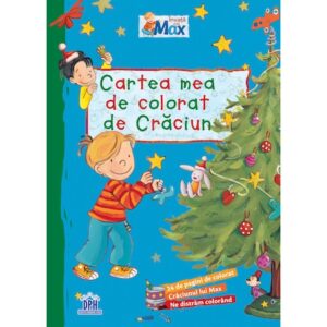Cartea mea de colorat de Craciun – Invata cu Max