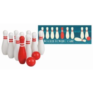 Joc cu popice din lemn – Egmont Toys