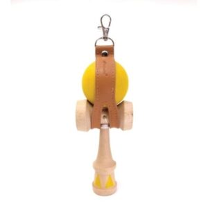 Kendama, Svoora, joc de indemanare si echilibru, lemn, galben